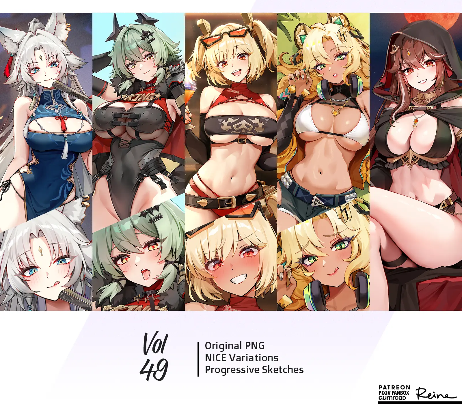 FoxyReine Illustration Rewards Vol. 49